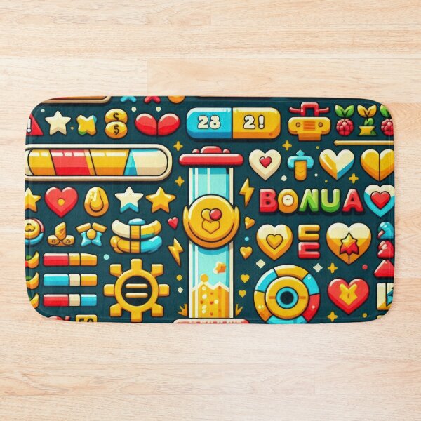 Item preview,  pattern on a dark background 90s arcade,Vintage Posters,vintage 90s designed and sold by Expressions-Sel.