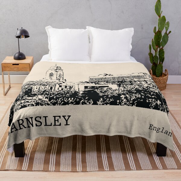 Aperçu de l'œuvre Barnsley en Angleterre créée et vendue par Lakeric Cityscapes.