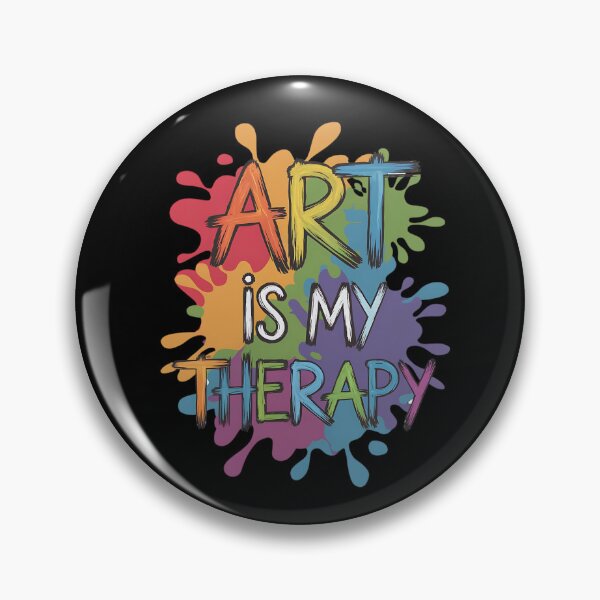 Item preview, Art Is My Therapy Colorful Paint Design designed and sold by ArtFeverShop.