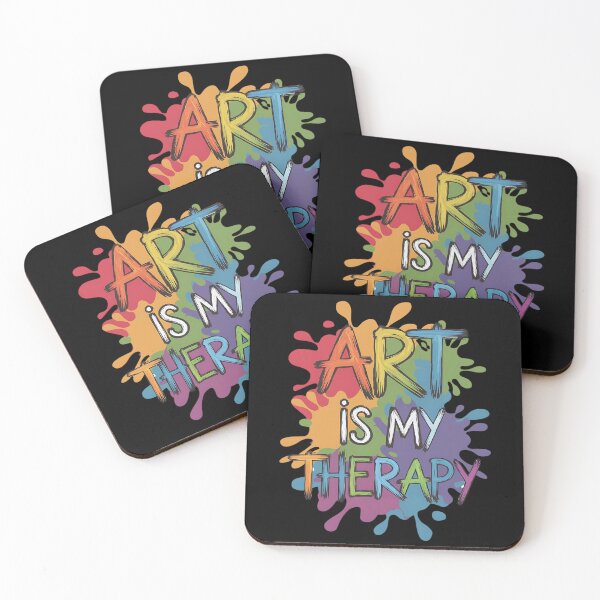 Item preview, Art Is My Therapy Colorful Paint Design designed and sold by ArtFeverShop.