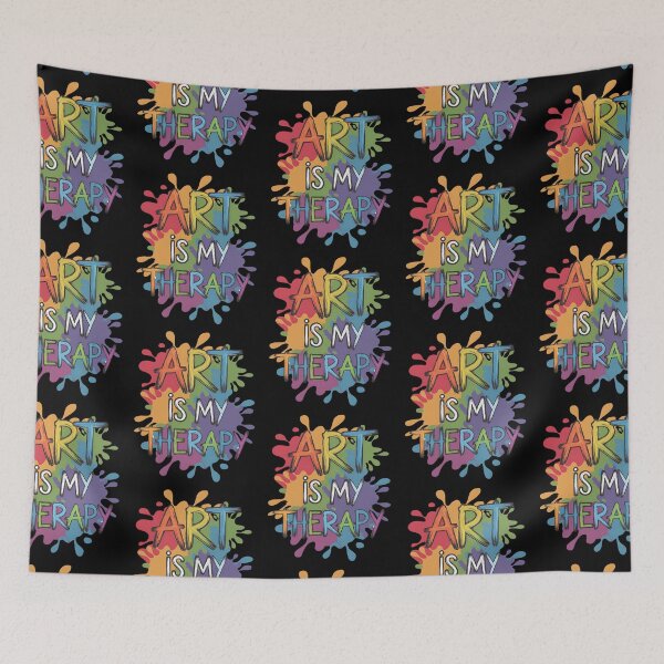 Item preview, Art Is My Therapy Colorful Paint Design designed and sold by ArtFeverShop.