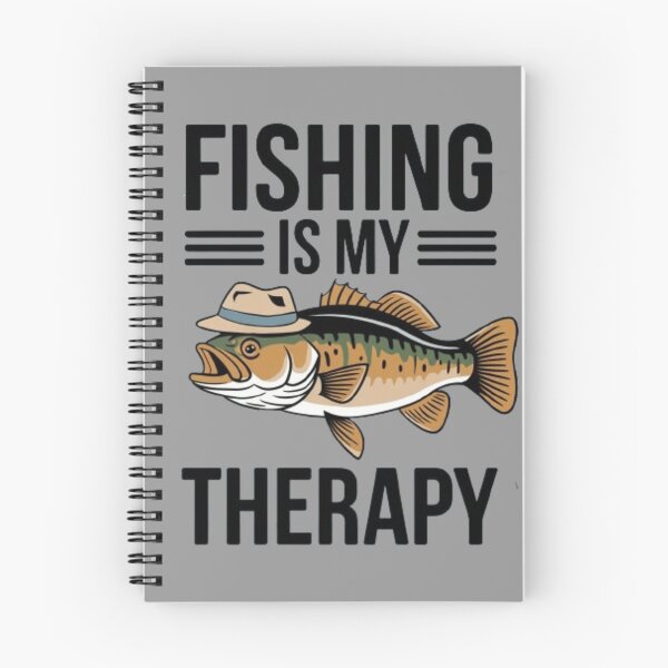 Item preview, Hooked on Therapy: Fishing for Peace of Mind designed and sold by ThreadChords.