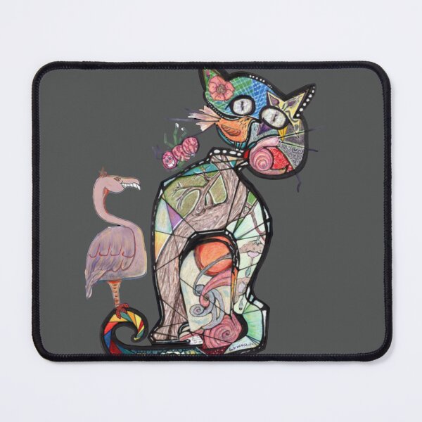 Item preview, Stained Glass Kitty and pals designed and sold by bibiwildstudio.