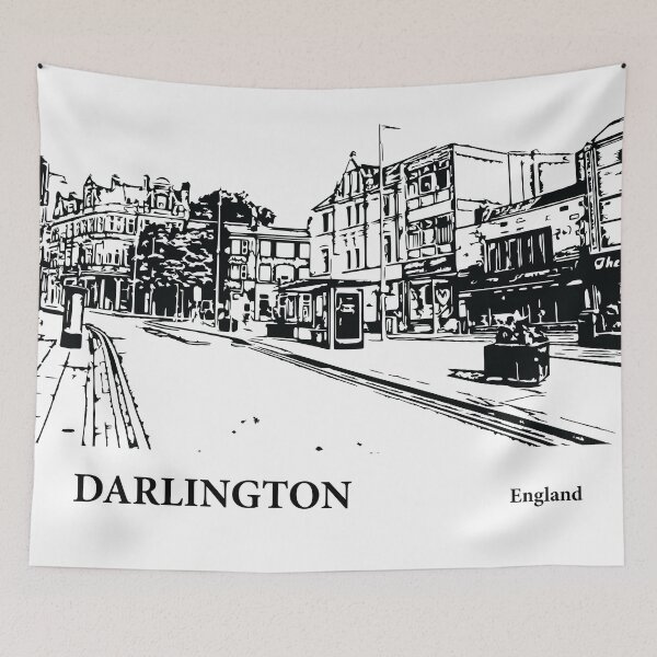 Item preview, Darlington England designed and sold by Lakeric Cityscapes.