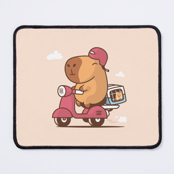 Item preview, Capybara driving a scooter designed and sold by zoljo.