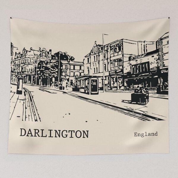 Item preview, Darlington England designed and sold by Lakeric Cityscapes.