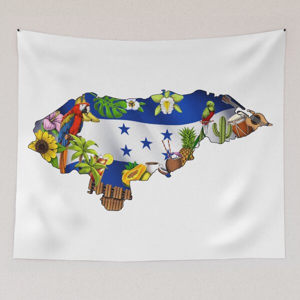 Item preview, Honduras Map designed and sold by underheaven.