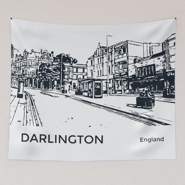 Item preview, Darlington England designed and sold by Lakeric Cityscapes.