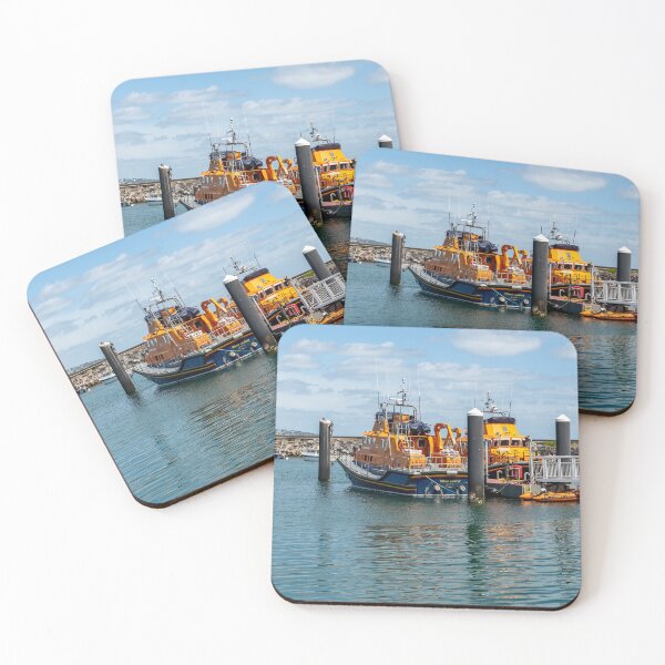 Item preview, Two RNLI lifeboats moored up in Brixham harbour designed and sold by yackers1.