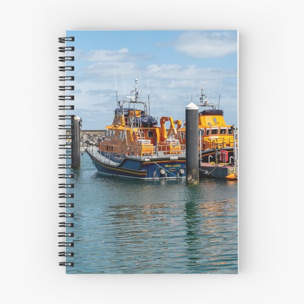 Item preview, Two RNLI lifeboats moored up in Brixham harbour designed and sold by yackers1.