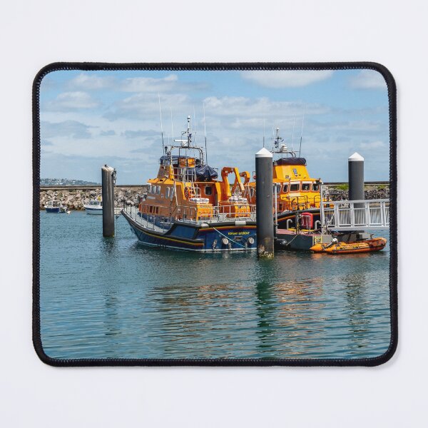 Item preview, Two RNLI lifeboats moored up in Brixham harbour designed and sold by yackers1.