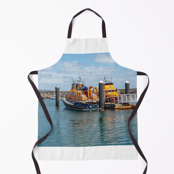 Item preview, Two RNLI lifeboats moored up in Brixham harbour designed and sold by yackers1.