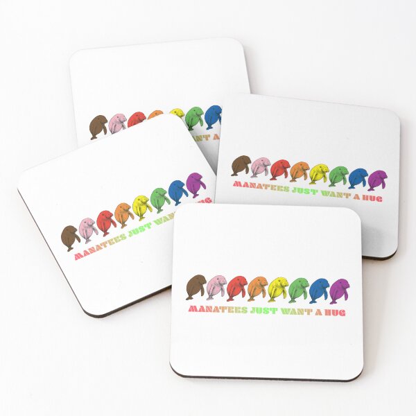 Item preview, LGBTQIA Plus Manatees Just Want a Hug designed and sold by dcsimages.