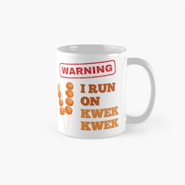 Item preview, Funny Filipino Street Food Lover Warning Sign - I Run on Kwek Kwek designed and sold by myfavoritesm4.