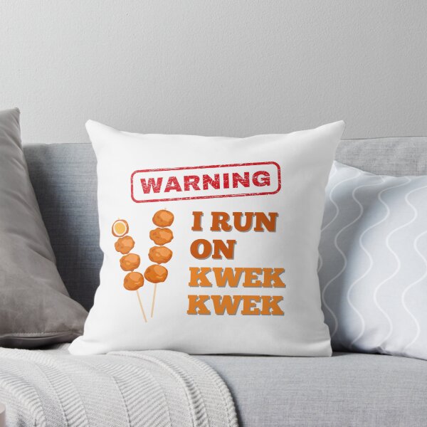 Item preview, Funny Filipino Street Food Lover Warning Sign - I Run on Kwek Kwek designed and sold by myfavoritesm4.
