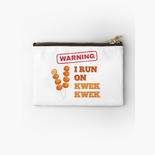 Item preview, Funny Filipino Street Food Lover Warning Sign - I Run on Kwek Kwek designed and sold by myfavoritesm4.