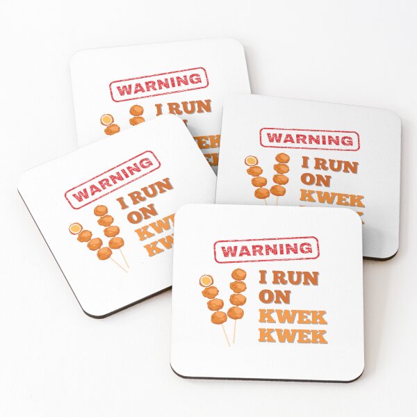 Item preview, Funny Filipino Street Food Lover Warning Sign - I Run on Kwek Kwek designed and sold by myfavoritesm4.