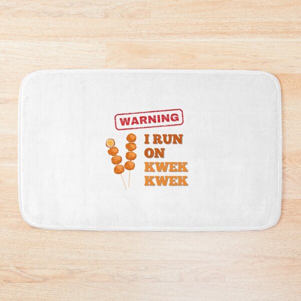 Item preview, Funny Filipino Street Food Lover Warning Sign - I Run on Kwek Kwek designed and sold by myfavoritesm4.