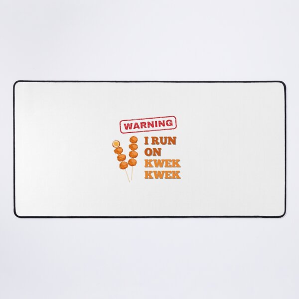 Item preview, Funny Filipino Street Food Lover Warning Sign - I Run on Kwek Kwek designed and sold by myfavoritesm4.