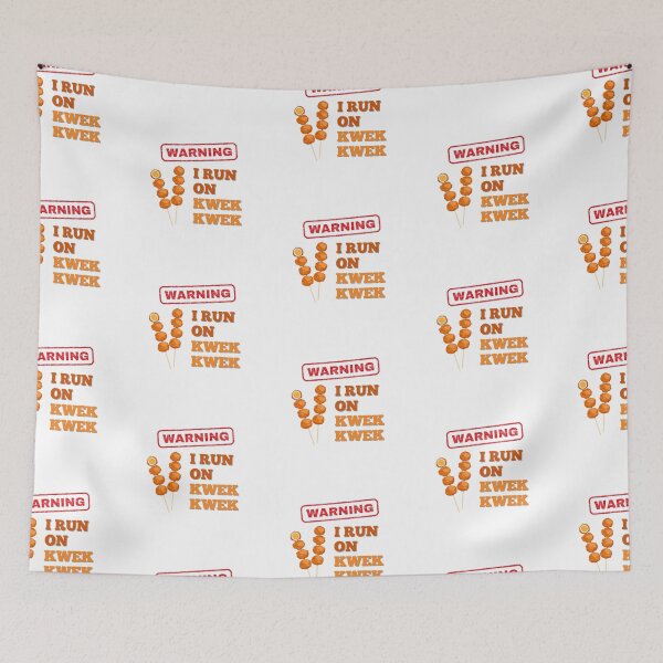 Item preview, Funny Filipino Street Food Lover Warning Sign - I Run on Kwek Kwek designed and sold by myfavoritesm4.