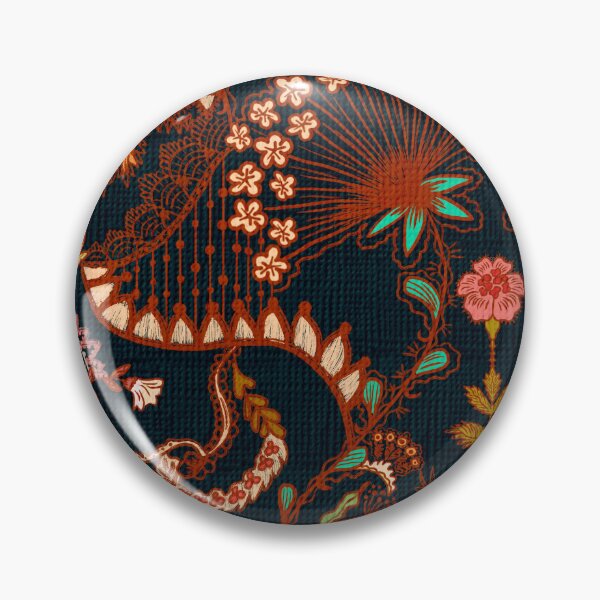 Item preview, Chic Bohemian Paisley Floral in Dark Teal & Burnt Orange designed and sold by bala-sabina.