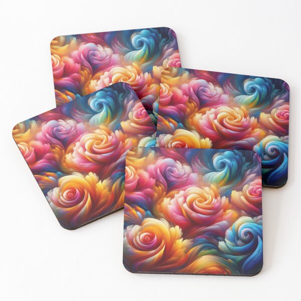Item preview, Passionate Petals abstract art designed and sold by nicnacc.