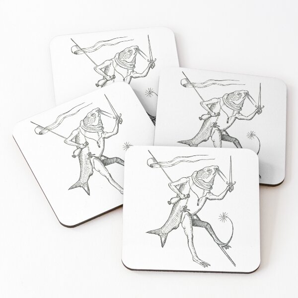 Item preview, Fishman Illustration, Anthropomorphic Frog, Dreams of Pantagruel designed and sold by HawthorneFlame.