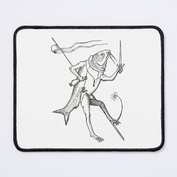 Item preview, Fishman Illustration, Anthropomorphic Frog, Dreams of Pantagruel designed and sold by HawthorneFlame.