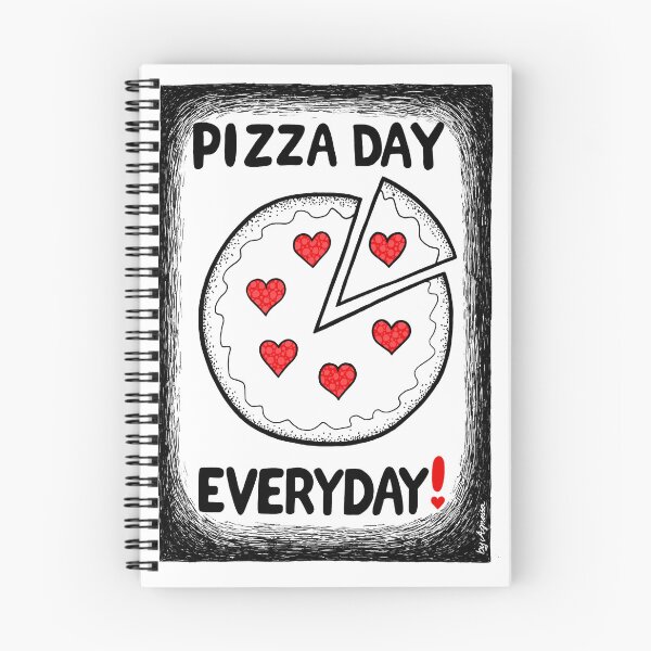 Item preview, Pizza day with cover designed and sold by ByAgnessa.