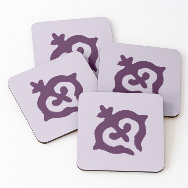 Item preview, Kazakh ornament in purple designed and sold by Zhazira Z.