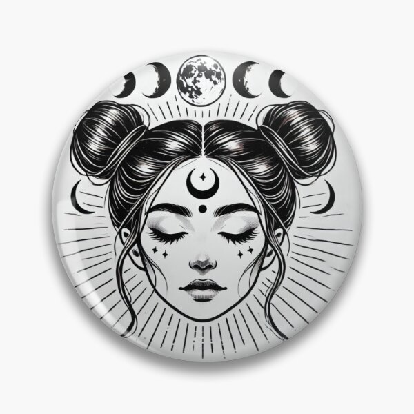 Item preview, moon celestial goddess designed and sold by ArizonaWitches.