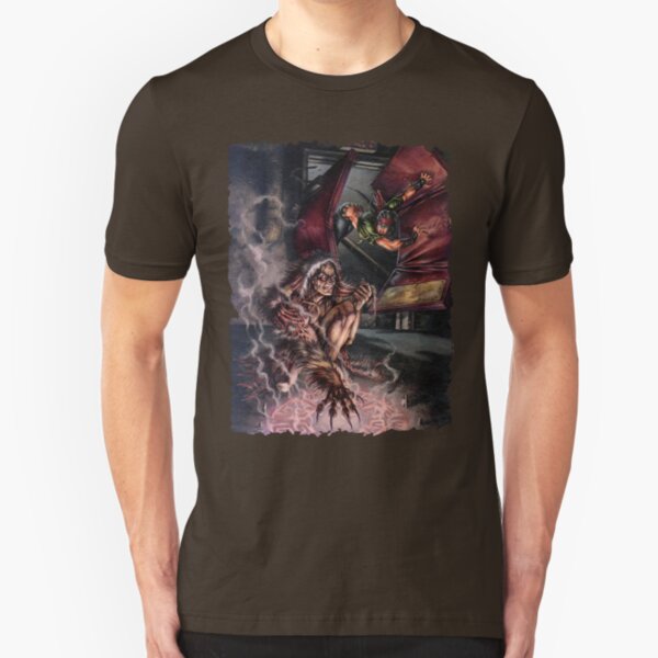 Forsaken Cover Art: World of Darkness: Skinchangers Slim Fit T-Shirt