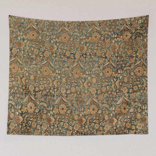 Item preview, Persian Meshad Antique Rug designed and sold by Vicky Brago-Mitchell®.