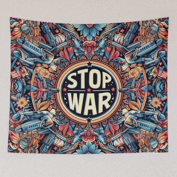 Item preview, Stop War Abstract Pattern designed and sold by Simplybe1.