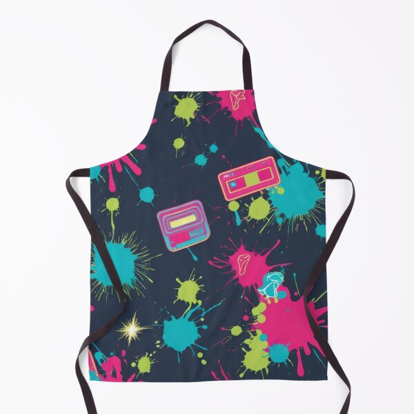 Item preview, splashes of paint pattern on a dark background 90s arcade,Vintage Posters,vintage 90s designed and sold by Expressions-Sel.