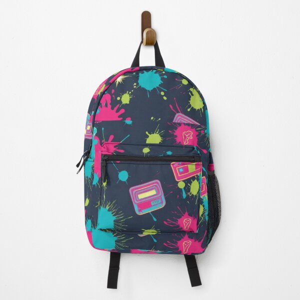 Item preview, splashes of paint pattern on a dark background 90s arcade,Vintage Posters,vintage 90s designed and sold by Expressions-Sel.