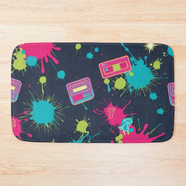 Item preview, splashes of paint pattern on a dark background 90s arcade,Vintage Posters,vintage 90s designed and sold by Expressions-Sel.