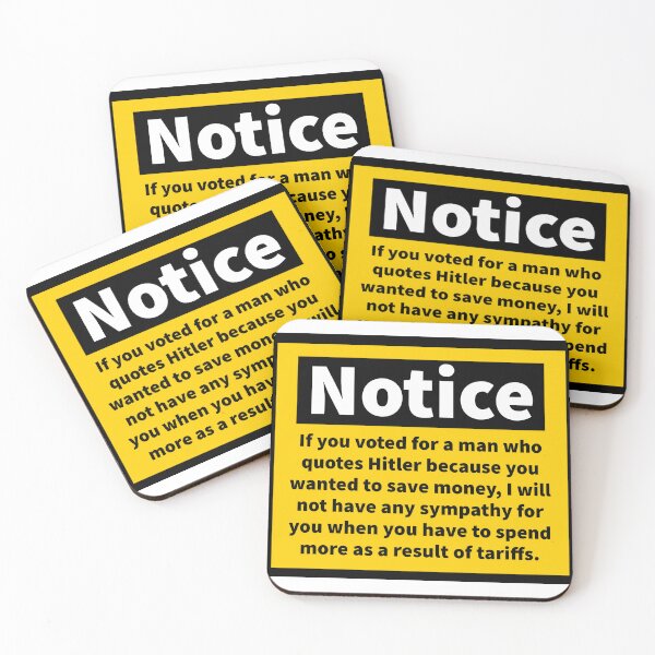 Item preview, Notice to MAGA supporters about the tariffs  designed and sold by Rachel the Artist .