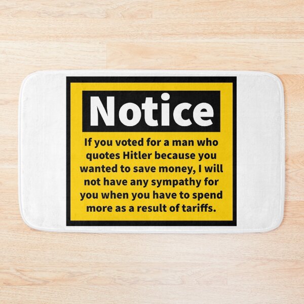 Item preview, Notice to MAGA supporters about the tariffs  designed and sold by Rachel the Artist .
