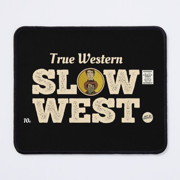 Item preview, Slow West Comic Logo designed and sold by GhostlyInkShop.