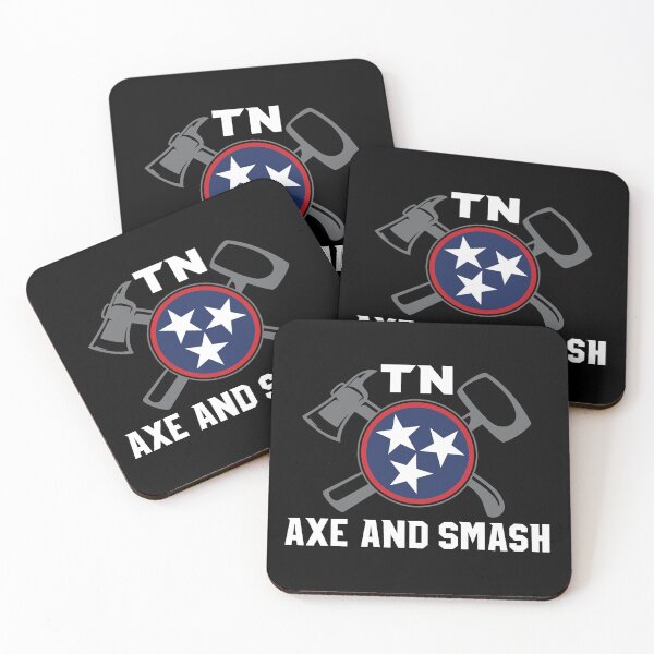 Item preview, TN Axe and Smash Plain Logo (for black or Navy background) designed and sold by TNAxeandSmash.