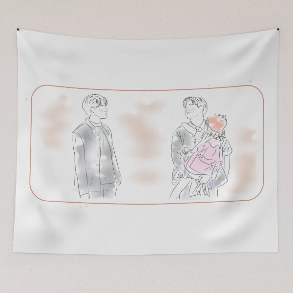 Item preview, Talking about it makes me think of the old days, too. | high school frenemy, shin and saint designed and sold by Pinu92.