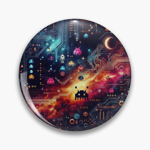 Item preview, Graphics card pattern on a dark background 90s arcade,Vintage Posters,vintage 90s designed and sold by Expressions-Sel.