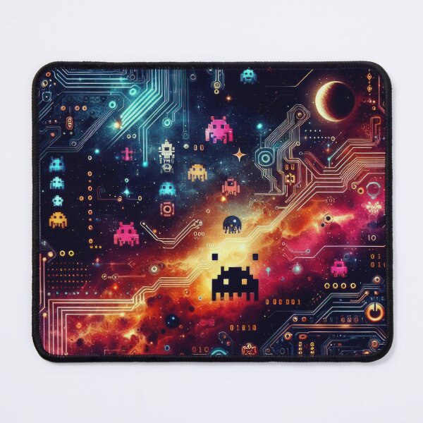 Item preview, Graphics card pattern on a dark background 90s arcade,Vintage Posters,vintage 90s designed and sold by Expressions-Sel.