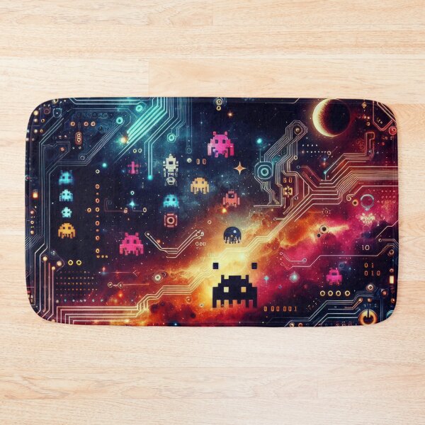 Item preview, Graphics card pattern on a dark background 90s arcade,Vintage Posters,vintage 90s designed and sold by Expressions-Sel.