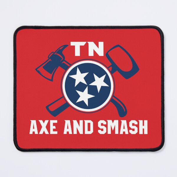 Item preview, TN Axe and Smash Plain Logo (for red background) designed and sold by TNAxeandSmash.