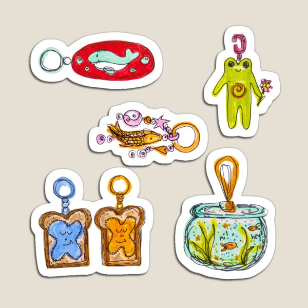 Item preview, Funky Keychains  designed and sold by livebrave3.