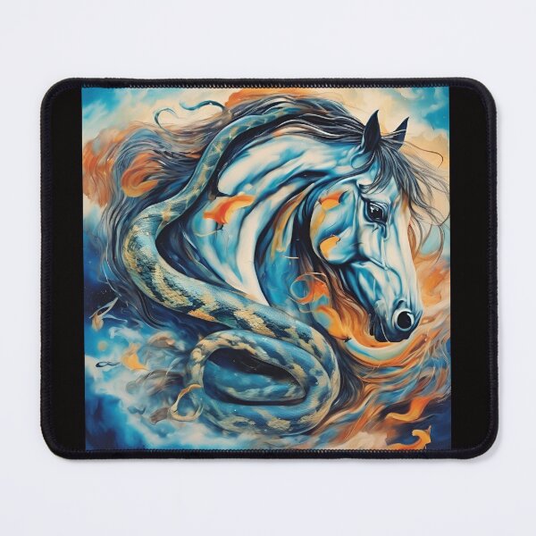 Item preview, Horse with snake power of resistance designed and sold by Atarac.