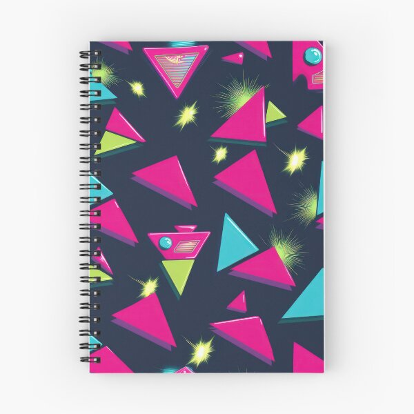 Item preview, Triangles pattern on a dark background 90s arcade,Vintage Posters,vintage 90s designed and sold by Expressions-Sel.