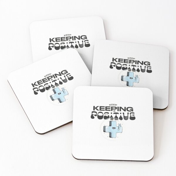 Item preview, keep keeping it positive designed and sold by indie cottage.